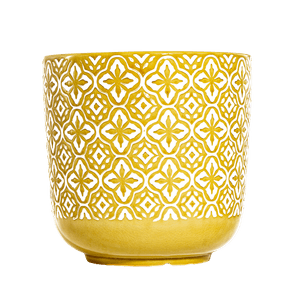 CACHEPOT YELLOW 20x20x20