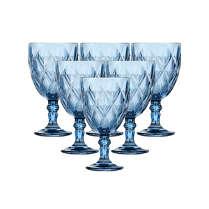JOGO C/6 TAÇAS DIAMANTE 340ml
