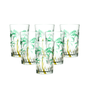 JOGO C/6 COPOS PALM TREE 373ml
