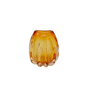 Vaso Âmbar com Bolhas