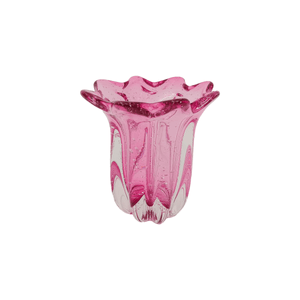 Vaso Rosa com Bolhas
