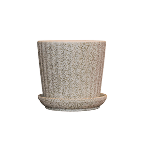 Vaso de Cerâmica 10X10CM Prato