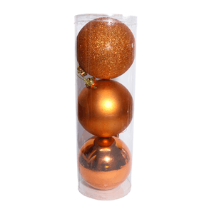 Tubo C/3 Bolas de Natal 12cm