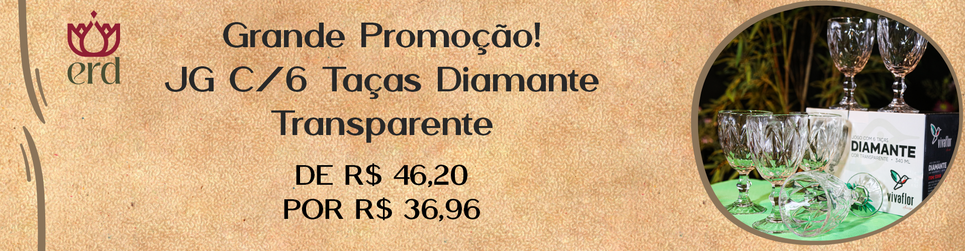 Taça transparente